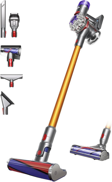 Dyson V8 Absolute Aspirateur sans Fil, 115 AW, Jusqu’à 40 Min d’autonomie, Brosse Motorbar Anti-enchevêtrement