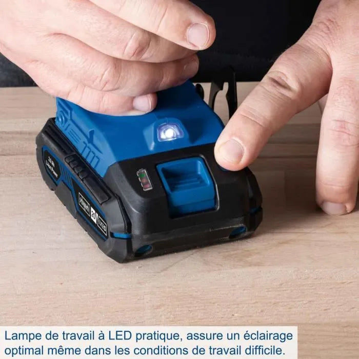 Coffret perceuse visseuse sans fil C-DTB74/2-X - 50Nm mandrin 13mm + 74 access - SCHEPPACH 20V IXES + 2 batteries 2Ah + chargeur