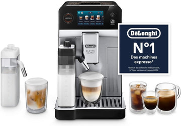 De'Longhi Eletta Ultra - Perfetto Machine à Café Automatique, LatteCrema Mousseur à Lait Automatique
