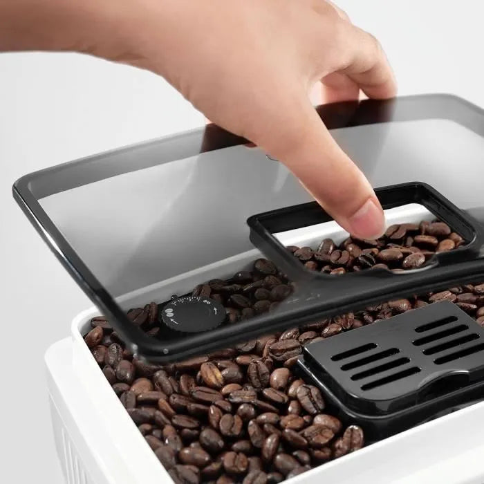 Machine expresso broyeur - De'Longhi - Magnifica S - ECAM22.110.W - 4 recettes - Blanc