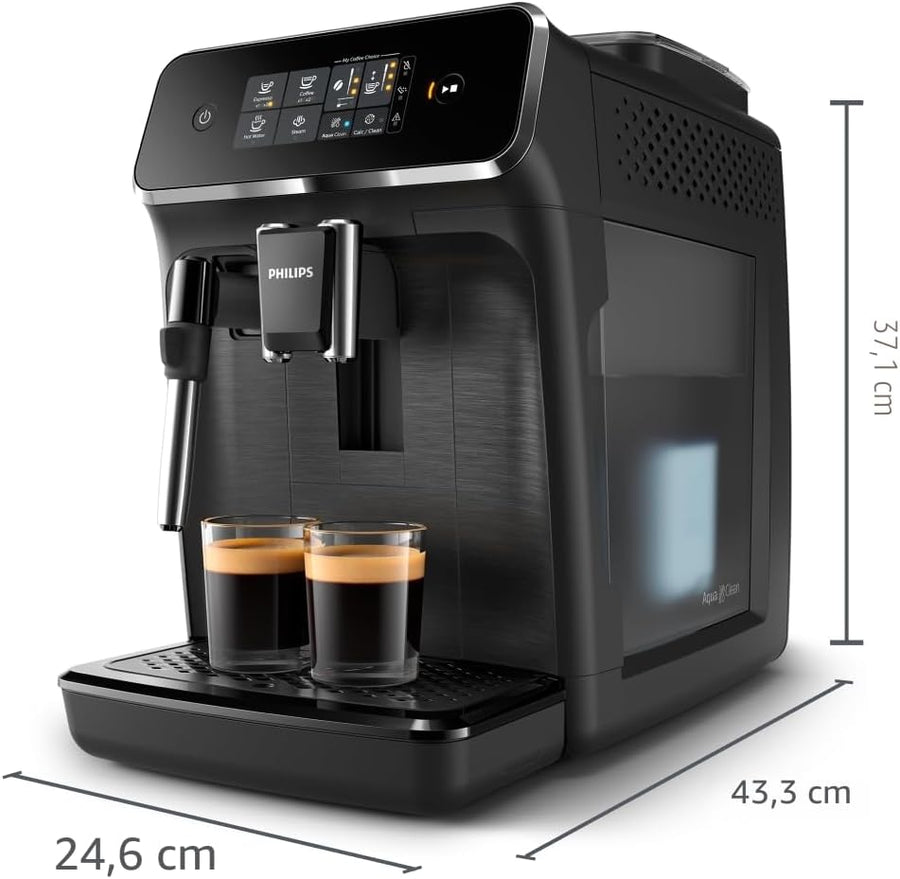PHILIPS machine à café grain boissons Expresso broyeur avec écran tactile Broyeur 100% céramique App HomeID