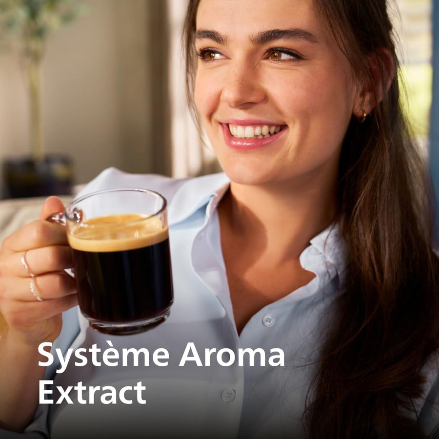 PHILIPS machine à café grain boissons Expresso broyeur avec écran tactile Broyeur 100% céramique App HomeID
